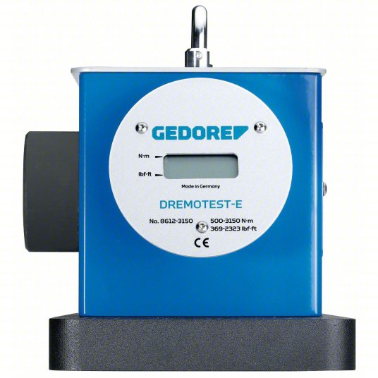GEDORE Bench‑Mount Torque Tester (Pound‑Force‑Foot & Nm)