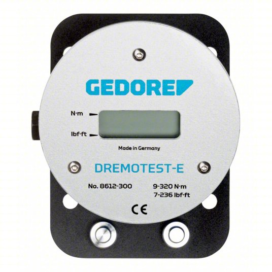 GEDORE Bench‑Mount Torque Tester (Pound‑Force‑Foot & Nm)