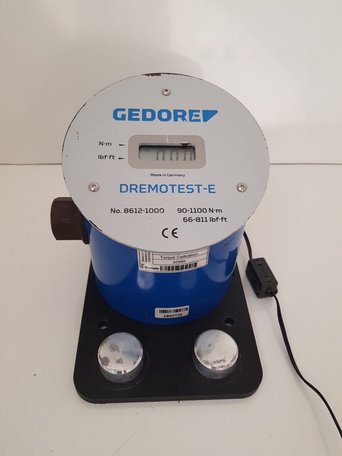 GEDORE Bench‑Mount Torque Tester (Pound‑Force‑Foot & Nm)